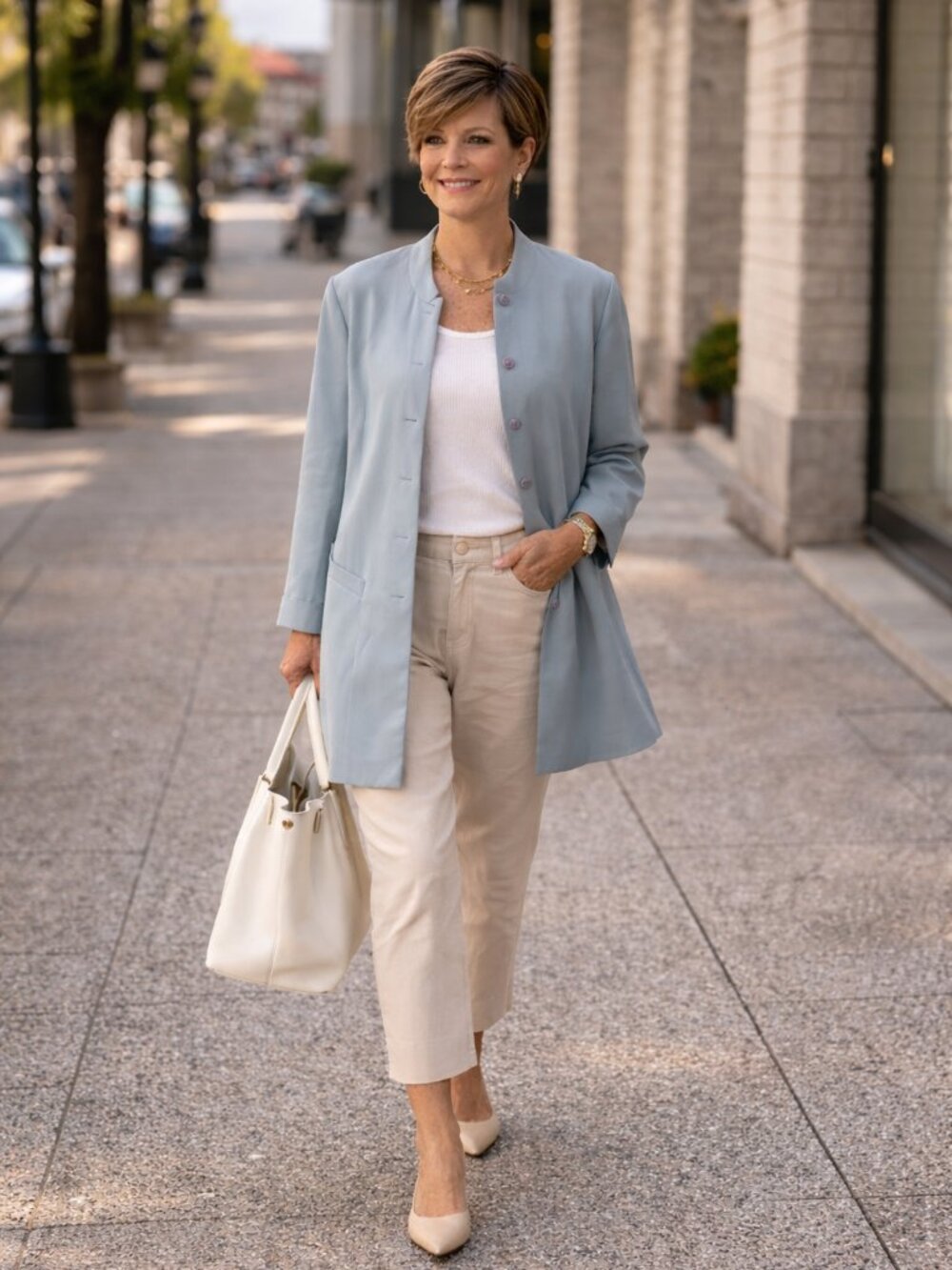 Neiman Marcus Silk Blazer Jacket Gray Vintage
